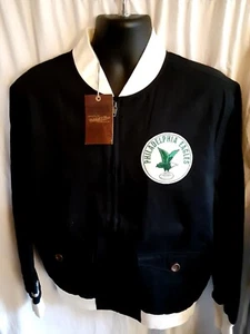 Philadelphia Eagles Hombres S Mitchell Ness Cremallera Chaqueta Grande - Imagen 1 de 5