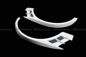VTX Cyber Style FRP Front Wide Fender Flares Arch Kits For Mitsubishi EVO 8 9 - Foto 1 di 10