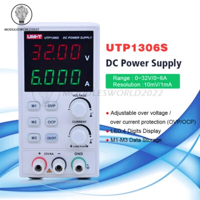UTP1306S 32V 6A 192W LCD Digital Tube Display DC Stabilized Power Supply Module - Image 1 of 4