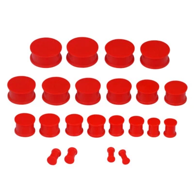 16-26件装硅胶耳规插头拉伸套件鞍座肉隧道套装8克至1 — 第 1/4 张图片