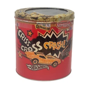 Hot Wheels Criss Cross Crash! Popcorn Tin Unopened Sealed 2011 - Picture 1 of 6