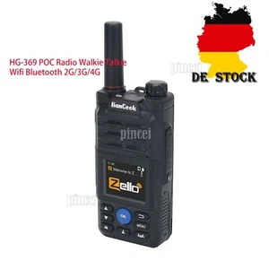 HamGeek HG-369 POC radio talkie-walkie Wifi Bluetooth 2G/3G/4G radio réseau DE - Photo 1/9