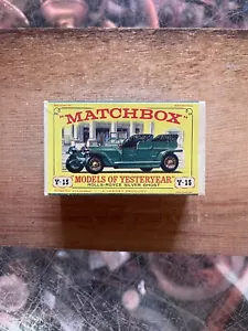 Matchbox Models of Yesteryear Y15 Rolls Royce 1907 green Lesney VERY RARE - Picture 1 of 3