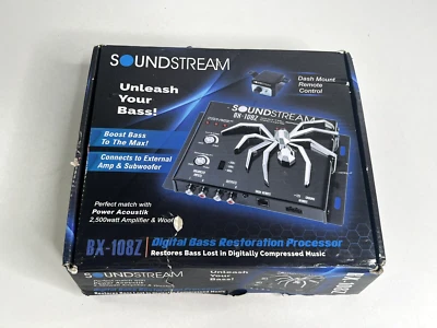 Soundstream BX-108Z 数字低音修复处理器 全新 - 阅读 — 第 1/4 张图片