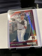 2020 Panini Prizm Draft Pick Jordan Westburg Red Purple Hyper Card 