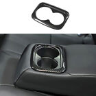Carbon Fiber Abs Rear Water Cup Frame Cover Trim 1Pc For Acura Integra 2023-2024