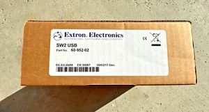 Extron SW2 USB Two Input USB Switcher 60-952-02 Complete Box New - Picture 1 of 6