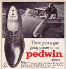 1967 MG MGB  ~ ORIGINAL SMALLER PEDWIN SHOE AD