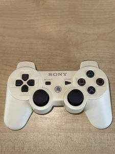 Sony PS3 PlayStation 3 DualShock Wireless Controller Official Genuine White - Picture 1 of 3