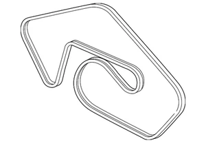 Genuine Land-Rover Serpentine Belt LR184623 - Picture 1 of 2