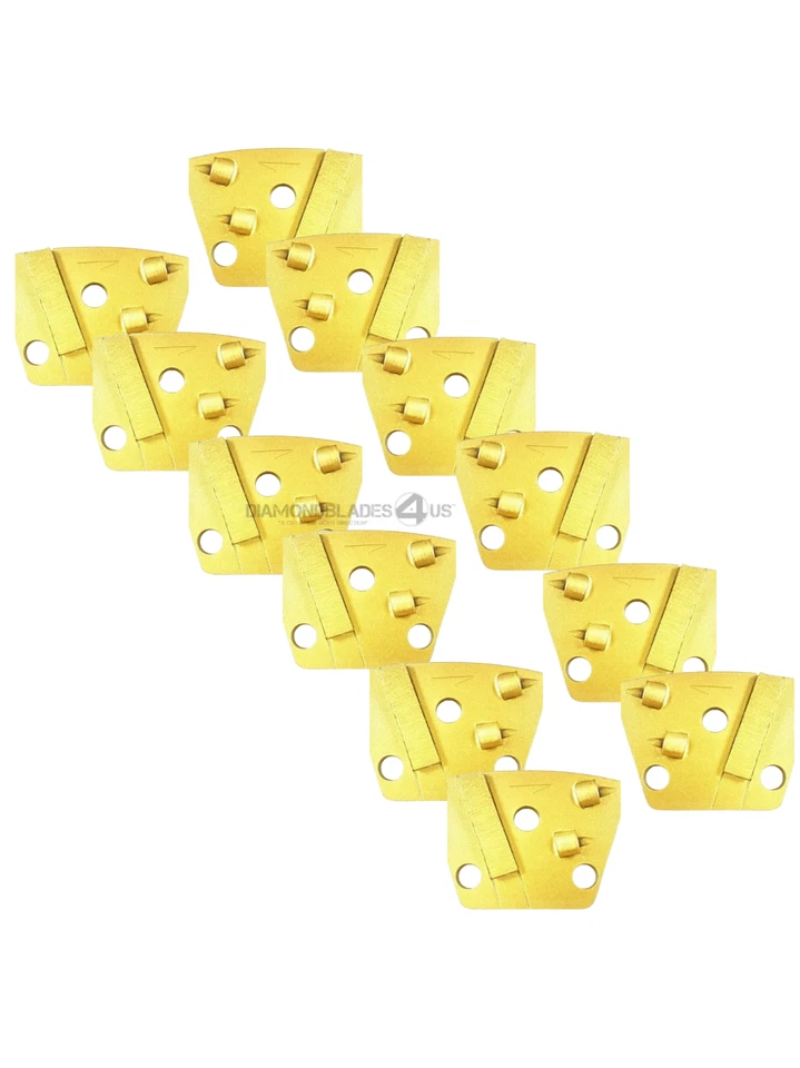 Almohadilla de pulido trapezoidal de 12 piezas 2*1/4 PCD almohadillas de pulido de unión de metal piedra de hormigón Foto 1 de 1