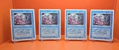 🔵🔵🔵 (4) 1994 MAGIC The Gathering FEEDBACK REVISED 3RD EDITION PLAYED 🔵🔵🔵3 - Image 1 of 4