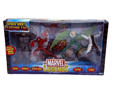 Marvel Legends Spider-Man’s Fearsome Foes Juego en Caja Toybiz 2005 Paquete de 5 NUEVO Foto 1 de 3