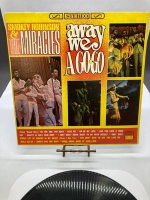 Smokey Robinson & The Miracles Away We A Go-Go Vinyl LP 1966 Tamla Record S-271 - Image 1 of 4
