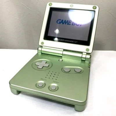 Nintendo Game Boy Advance SP Console Pearl Green Toys"R"Us exclusive color USED - Image 1 of 4