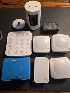 Ring Alarm Keypad  with Adapter , 3 Motion Detectors, Range Extender, and Camera - Picture 1 of 3