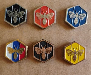 Imkerei Honigbiene Vintage Pin Anstecker Set - Bild 1 von 1