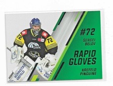 LED Playercard - 20/21 - "Rapid Gloves" Sergei Belov - Krefeld Penguins #RG08