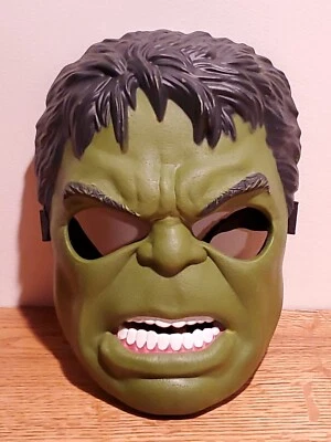 HULK-Marvel Increíble Hulk Máscara Verde Niños Plástico Duro Halloween 2011 B3 Foto 1 de 2