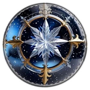 Winter Wonderland Keramik Ornament, Weihnachtsdekoration, Weihnachtsgeschenk, - Bild 1 von 2