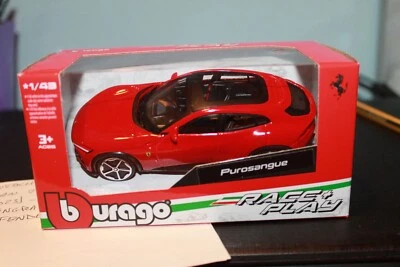 FERRARI - PUROSANGUE - 2022 - DIE-CAST  BURAGO SCALA 1/43 - SERIE FERRARI - Immagine 1 di 3