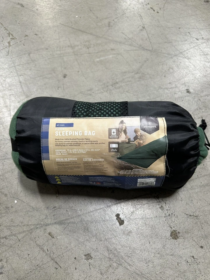 STANSPORT ADULTO 100% POLIÉSTER POLAR SACO DE DORMIR - NUEVO Foto 1 de 1