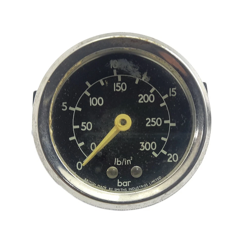 Smiths Oil Pressure Gauge 0-300 lb/in2 NOS  - Image 1 of 4