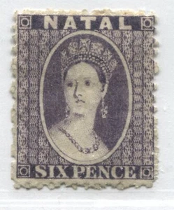 Natal QV 1864 6d mint o.g. hinged - Picture 1 of 1