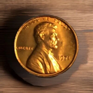 💥 ~ 1971 Rare BU Lincoln No Mint Mark Cent - Picture 1 of 2