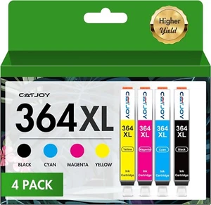CATJOY 364XL Ink Cartridges Replacement for HP 364 XL - Picture 1 of 7