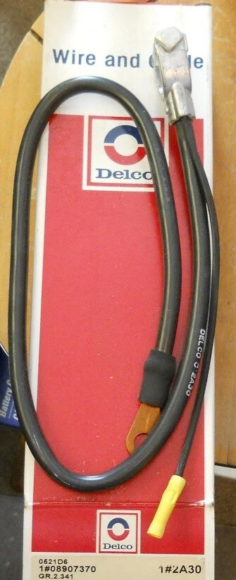 NOS  1966-67 Oldsmobile 442 1969-70 Buick GS Negative Battery Cable 2A30 - Image 1 of 1