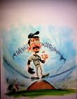 Gary Locke  SPORTING NEWS 1997 Billy Wagner ASTROS Hand Painted Cover 15x11 #GL