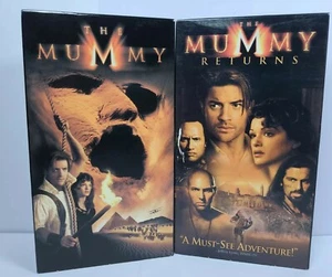 Brendan Fraser VHS Lot: The Mummy (VHS) & The Mummy Returns (VHS) Rachel Weisz - Picture 1 of 6