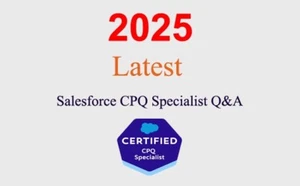 Q&R administrateur CPQ certifié Salesforce GARANTI (mise à jour 1 mois) - Photo 1/1