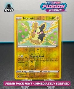 Morpeko 109/264 Reverse Holo Pokemon TCG: Fusion Strike Card MINT SHIPPED TODAY! - Picture 1 of 2