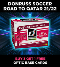 PANINI DONRUSS SOCCER ROAD TO WORLD CUP QATAR 2022 OPTIC BASE CARDS