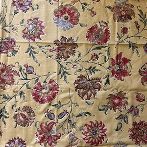 PC TURCZYN FLORAL UPHOLSTERY DRAPERY FABRIC 1 Yard 7” 54” Wide - Picture 1 of 5