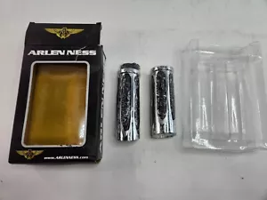 Arlen Ness 07-050 Chrome Soft-Touch Grip's - Brand New - Foto 1 di 7