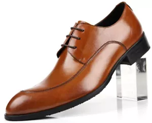 Nuove scarpe da uomo in pelle scarpe da tuta derby scarpe con lacci scarpe da lavoro - Foto 1 di 19