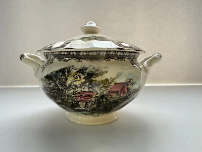 Friendly Village de Johnson Brothers Sugar Bowl The Lily Pond Foto 1 de 4