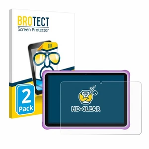 2x Film de protection écran pour Pixpeak M821 10" transparent - Photo 1/7
