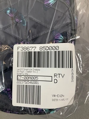 Bandolera Convertible Lug Skeeter Mini 2 - Gris Mariposa, Cremallera, Color Unisex Foto 1 de 4