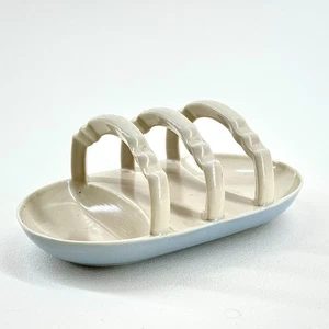 Vintage Branksome Porcelain Toast Rack Holder Collectible Tableware Serveware - Foto 1 di 4