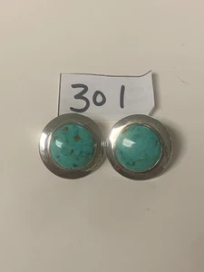 Jay King Mine Finds DTR CLASSIC Turquoise .925 Sterling Silver Earrings - Picture 1 of 3