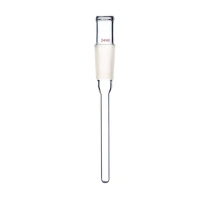 24/40 Glass Thermometer Adapter 150mm Stem Tube Lab Glassware Wide-Mouth - Picture 1 of 6