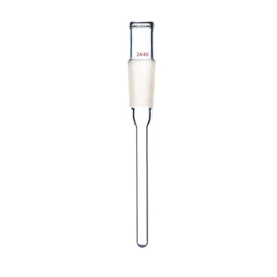 24/40 Glass Thermometer Adapter 150mm Stem Tube Lab Glassware Wide-Mouth - Image 1 of 4