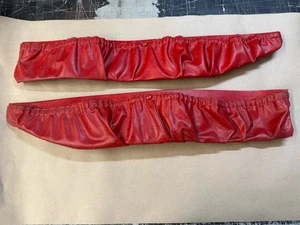 73-79 Ford Truck 78 79 Bronco DOOR PANEL Map Pockets Red OEM Pair 1973-1979 - Picture 1 of 6