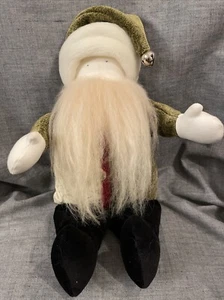 Woof Poof Santa Vtg 2003 W Button Music Deck The Halls EUC 16” - Picture 1 of 9