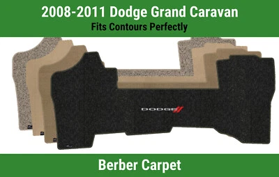 Alfombrilla delantera Lloyd Berber para Dodge Grand Caravan '08-11 con Dodge Word y rayas Foto 1 de 4