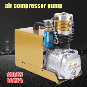 Compresor de alta presión 300BAR 4500 PSI 130L/min bomba de aire de aire 220V 50Hz - Imagen 1 de 16
